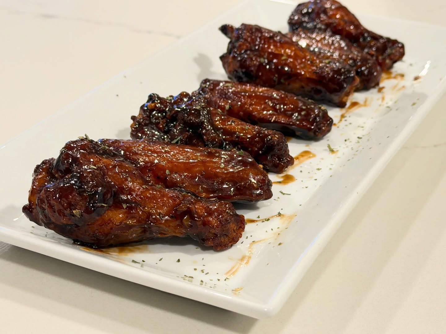 Sticky Soy Garlic Wings